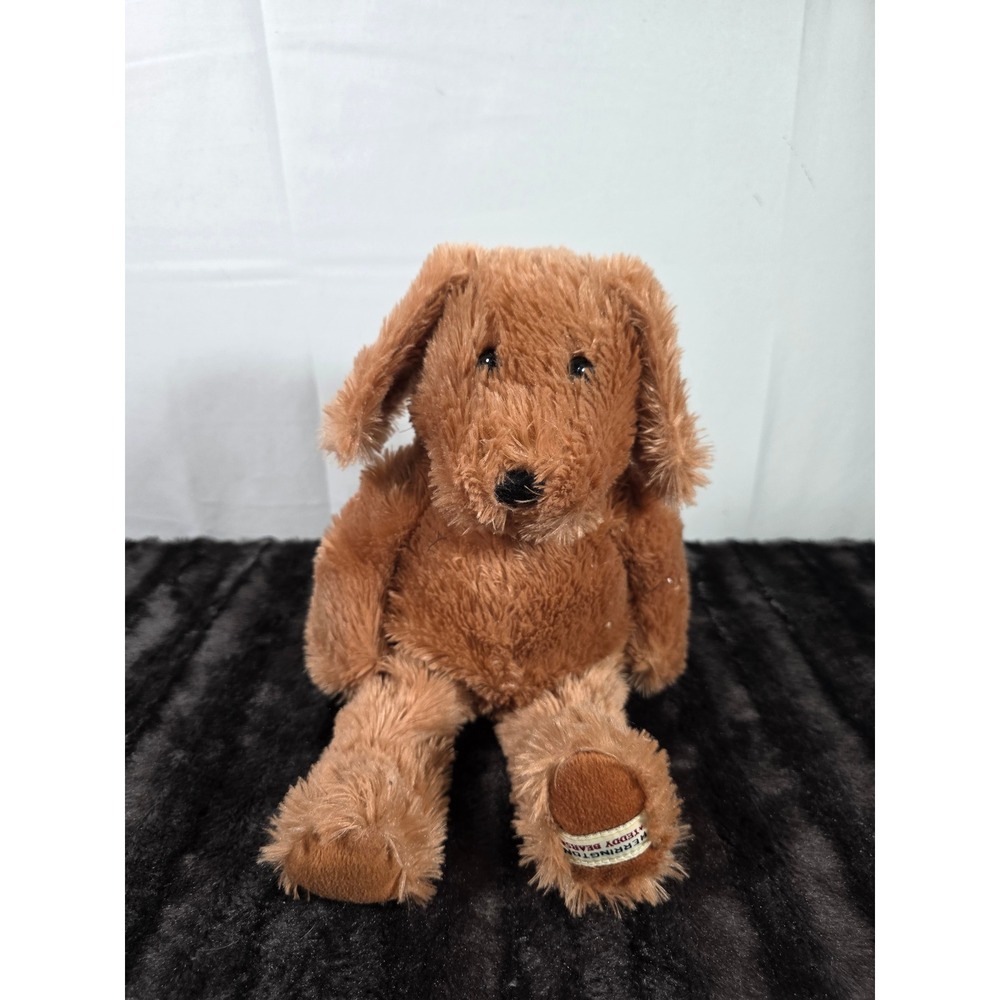 Herrington Teddy Bears Brown Plush Dog Stuffed Animal 13 Inch HTB Collectible